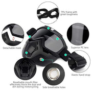 Bike Face Mask Goggles Stylish Design